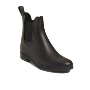 Jack Rodgers Black Contrast Sallie Rubber Rain Boot Women’s Size 7